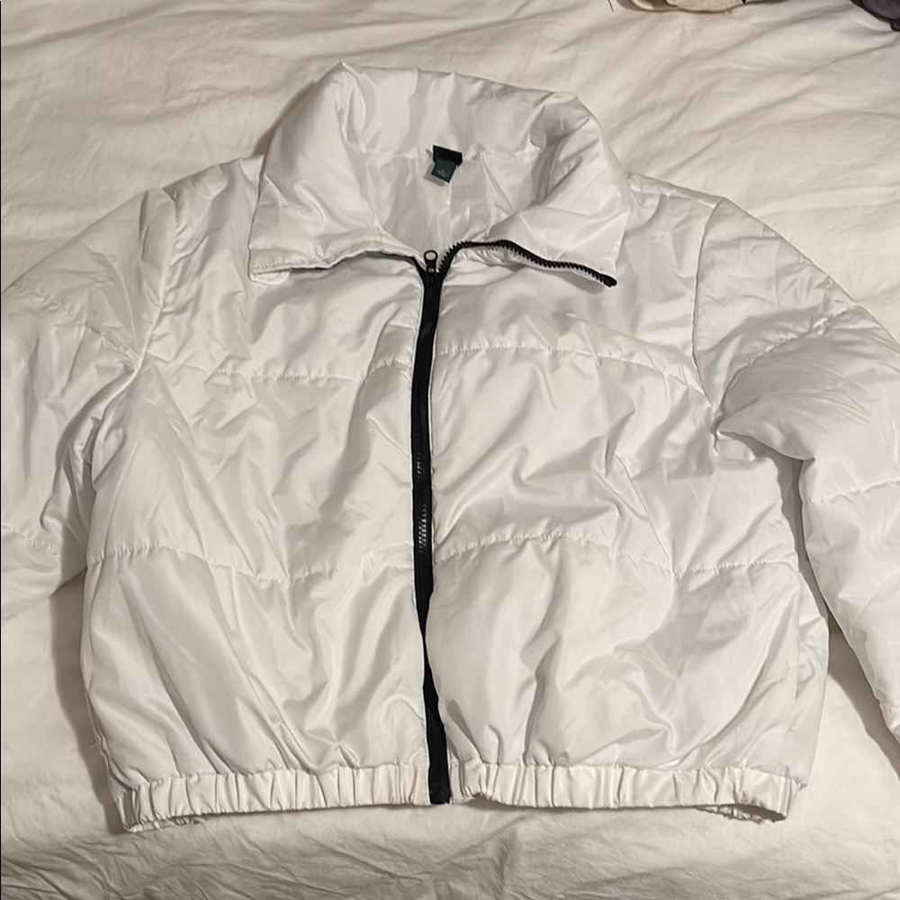 Wild Fable Cream Puffer Jacket